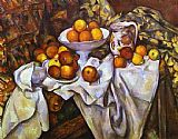 Famous Apples Paintings - Still Life with Apples and Oranges